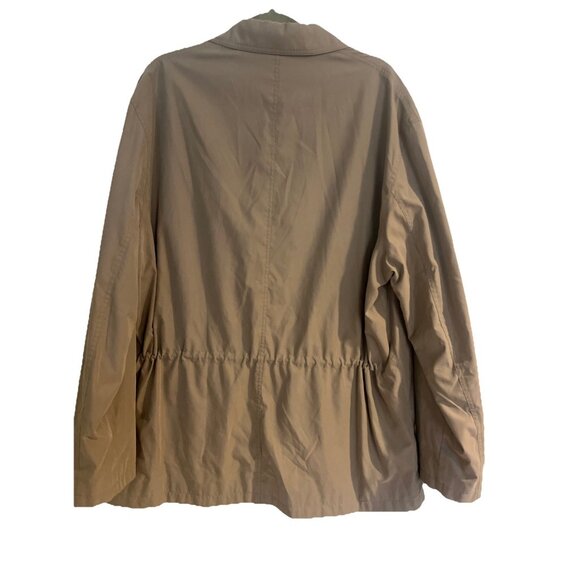 TravelSmith Khaki Safari Travel Polyester Blend Jacket Blazer, Size XL Pockets. - Picture 4 of 12